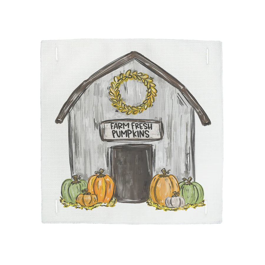 "Farm Fresh Pumpkins" Square Pillow Swap