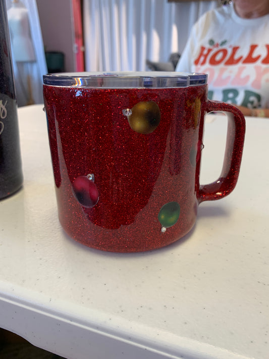 Ornament Glitter Tumbler