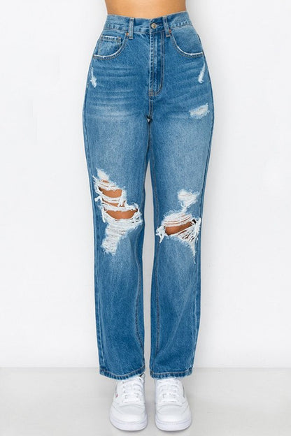 90's Baggy Straight Leg Jeans